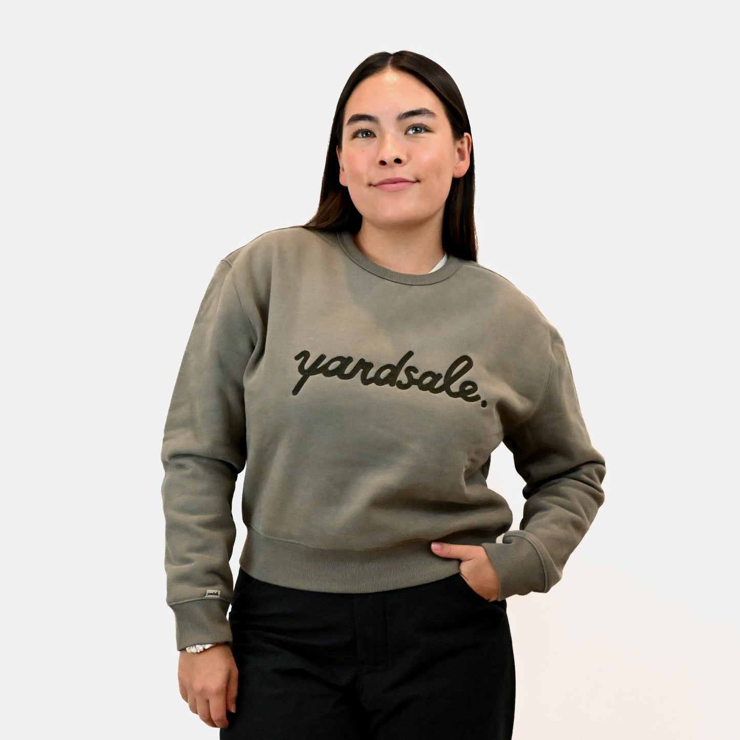 Women's Chain Stitch Crewneck